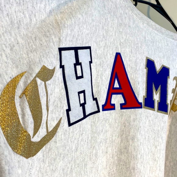 Champion Crewneck: Awesome Block Lettering - Picture 4 of 6